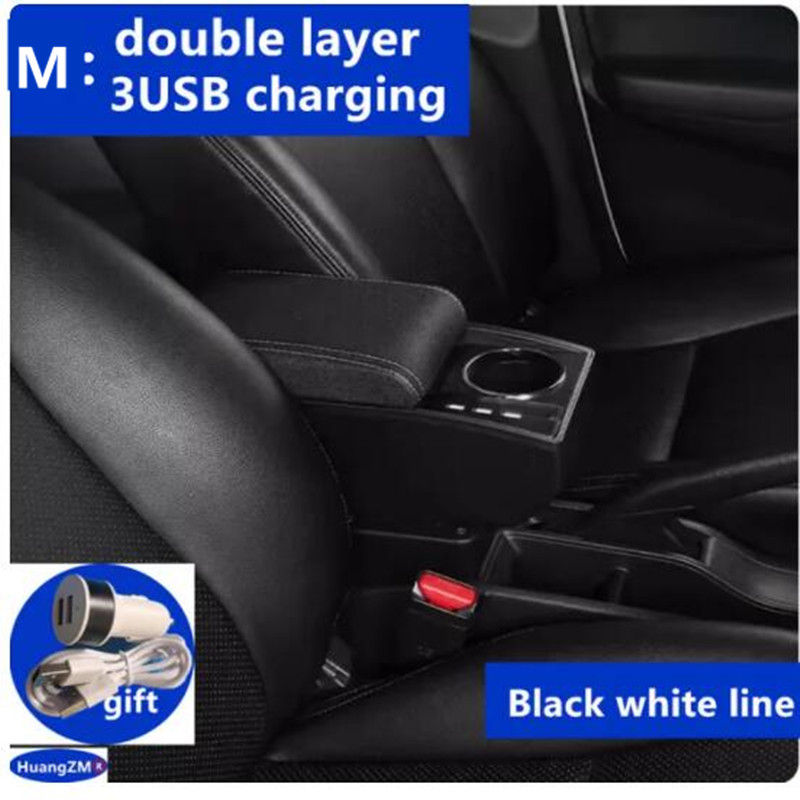 Thumbnail: Universal Car Armrest Universal Model Armrest Car Accessories Storage Box Modifi