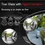 Thumbnail: 2Pcs 360 Degree Adjustable Blind Spot Mirror Car Auxiliary Rearview Convex Mirro