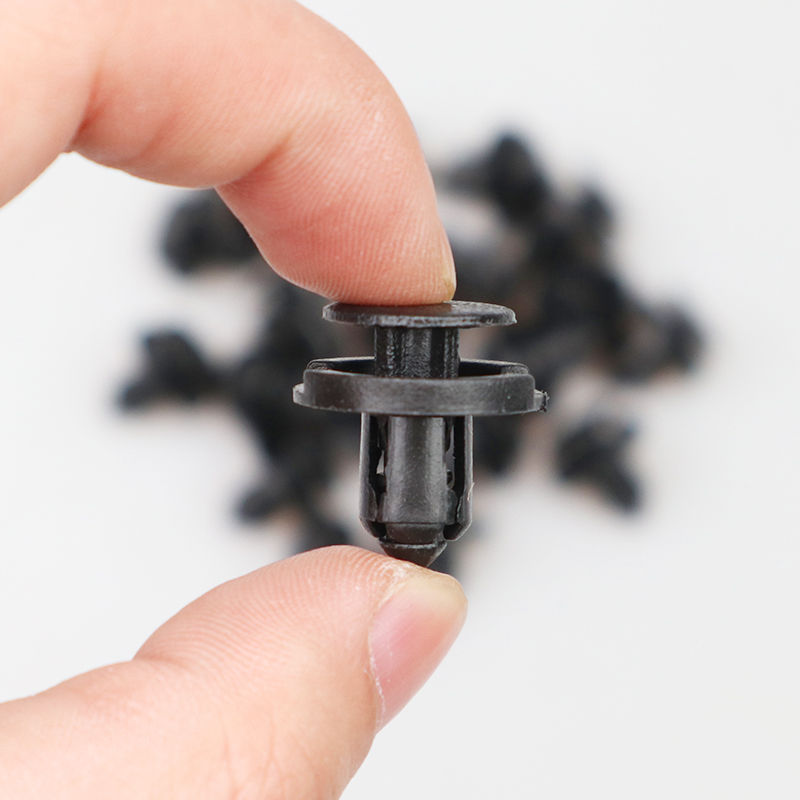 Thumbnail: 10/20/50pcs 8mm Diameter 8mm Black Vehicle Car Bumper Door Panel Fender Liner Cl