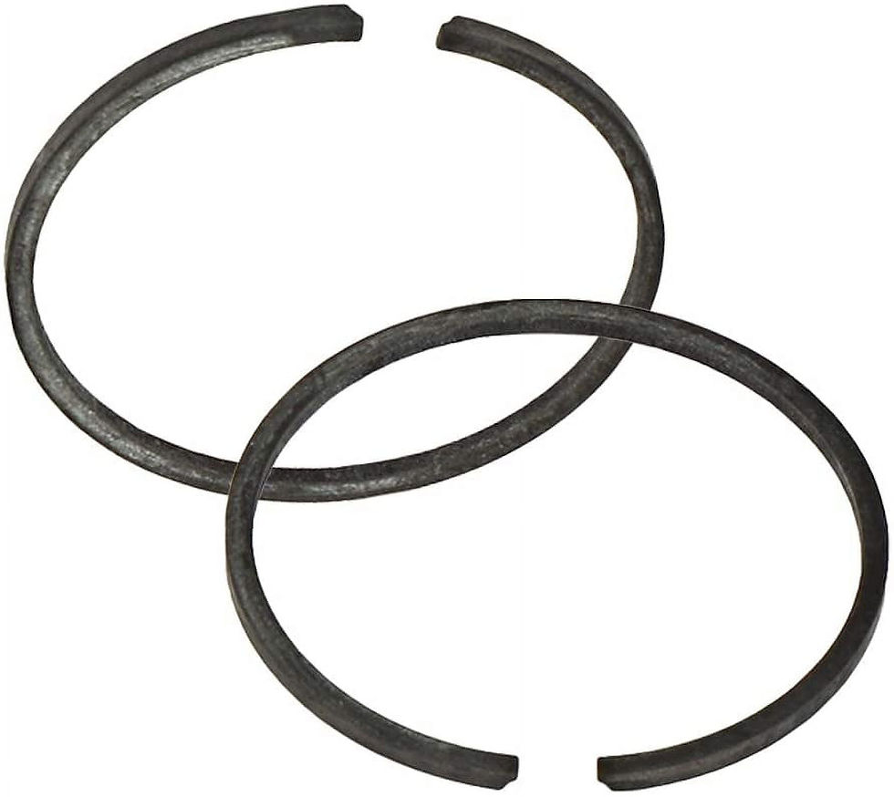 Thumbnail: 2Pcs 47mm Piston Rings Set Suitable For 2 Stroke 80cc Motorized Bicycle Bik..