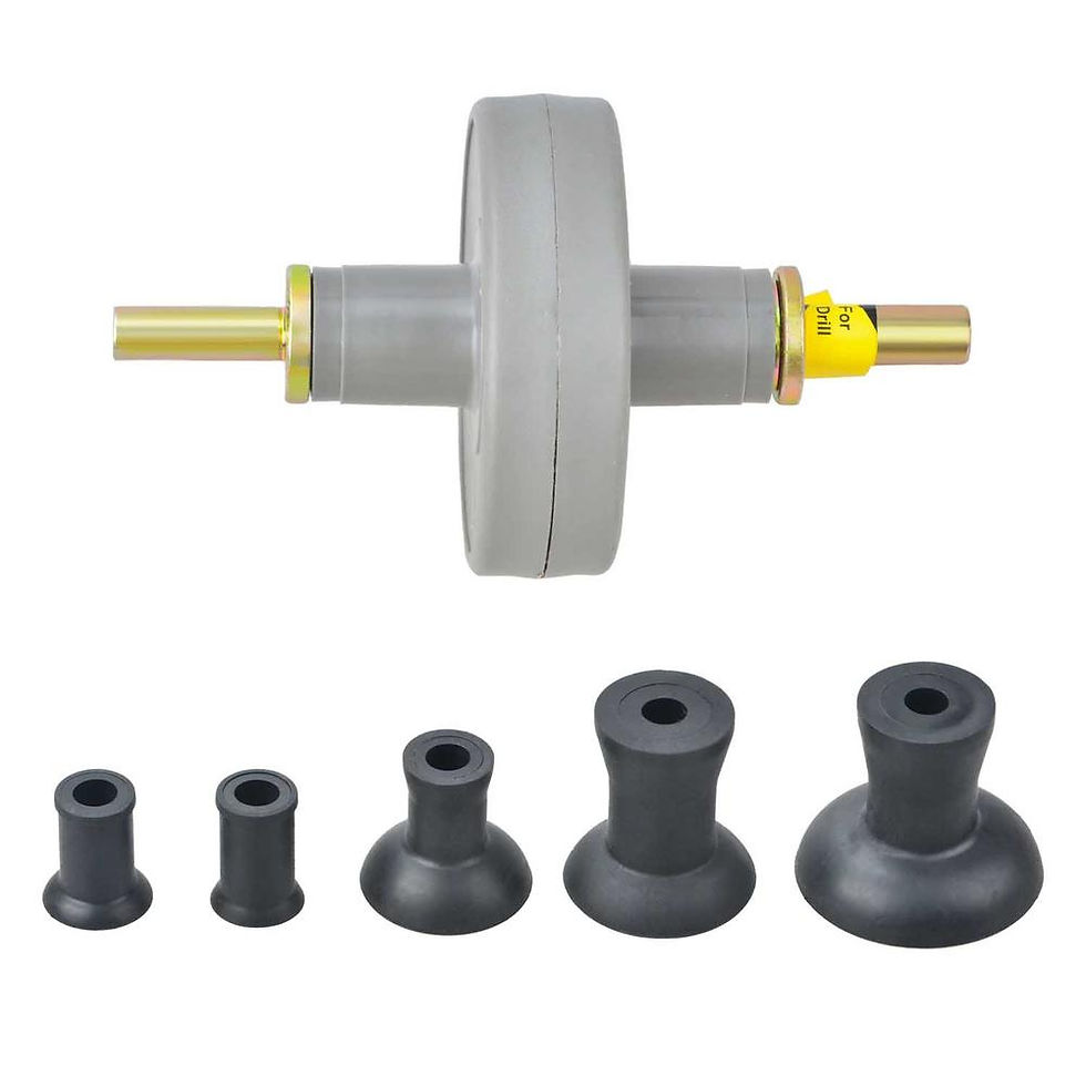 Thumbnail: Universal Valve Lapping Tool Attachment With 5 Suction Plates for Shank Grinding