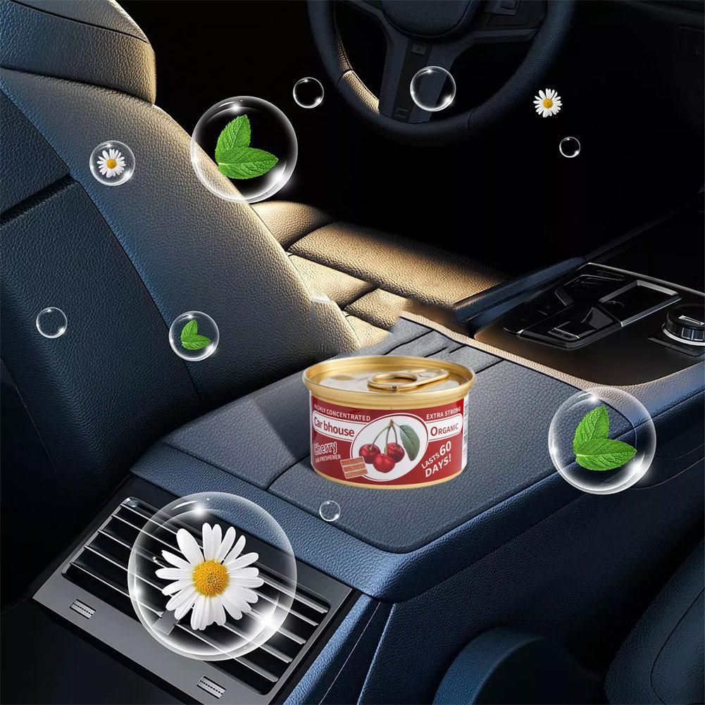 Wooden Car Aroma Diffuser New Car Deodorizer Fiber Air Freshener with Canned Cof