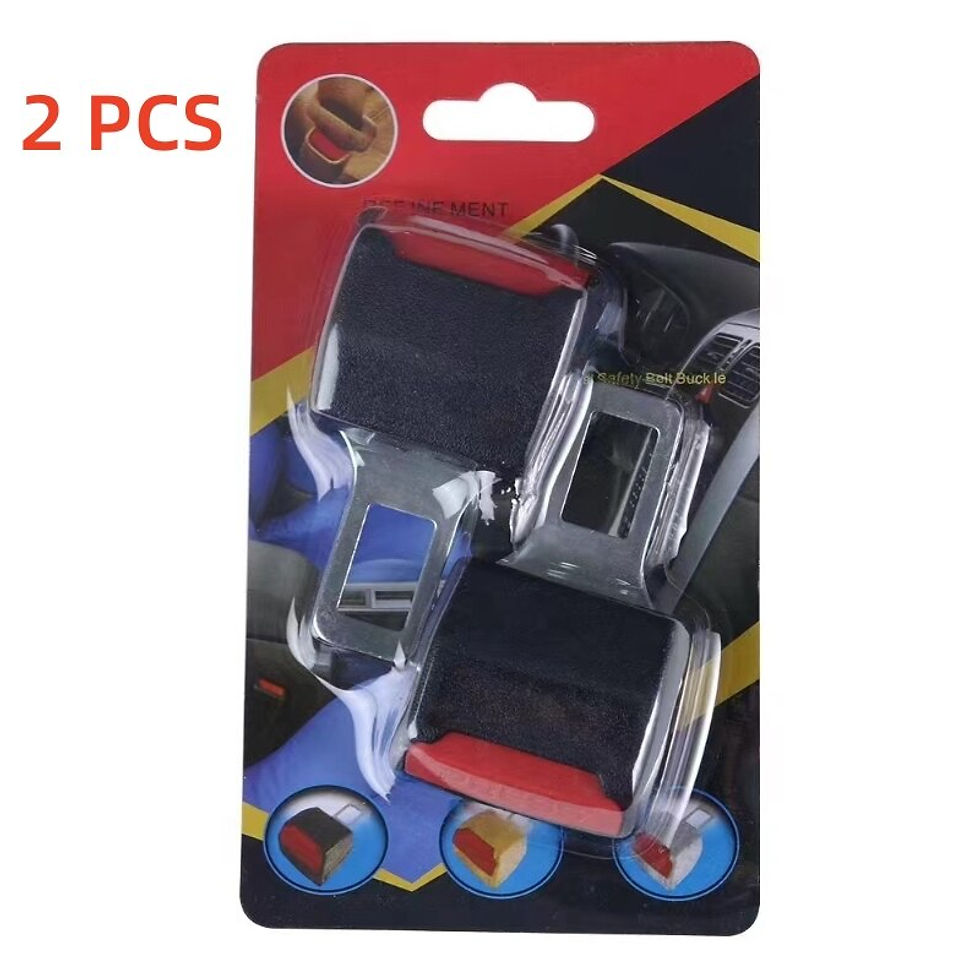 Thumbnail: 2 PCS Car Seat Belt Clip Extender Safety Seatbelt Lock Buckle Plug Thick Insert