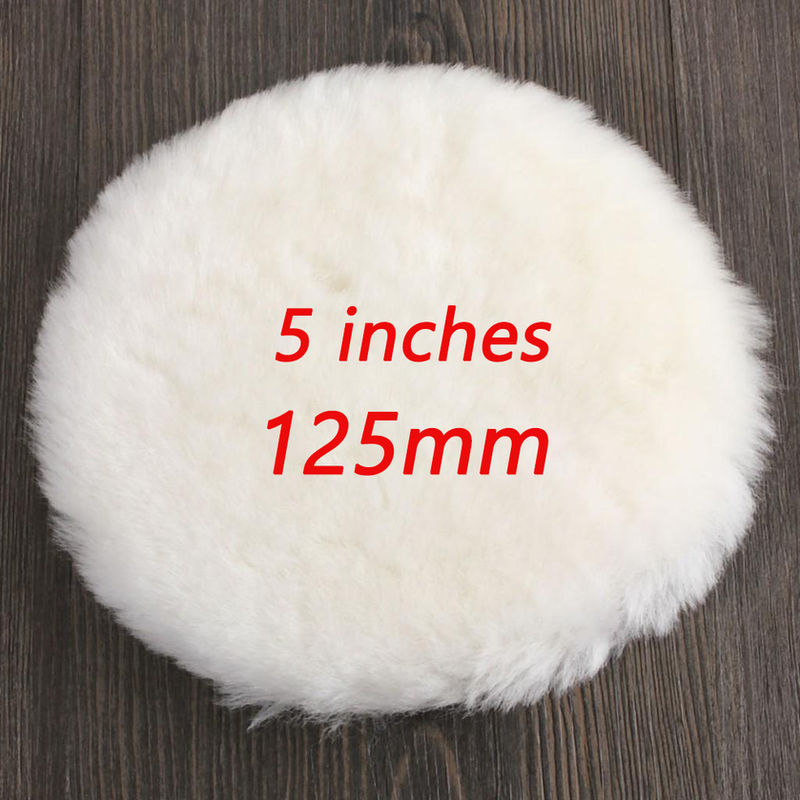 Thumbnail: 1/5Pcs Car Wool Polish Pads Disc Car Waxing Polishing Buffing Cars Paint Care Po