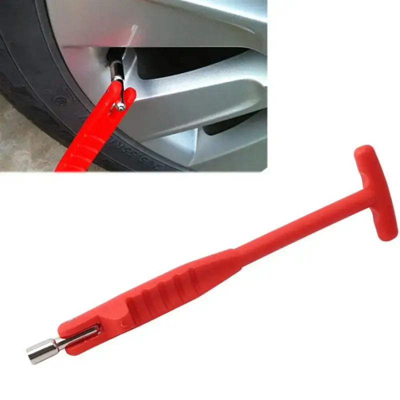 Thumbnail: Car Tire Valve Stem Puller Tube Metal Tire Repair Tools Metal Car Puller Wheel T