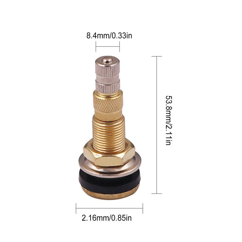 Thumbnail: Tractor Valve Stem TR618A Tire Valve Stems Brass Tubeless Tire Valve Stems Tools