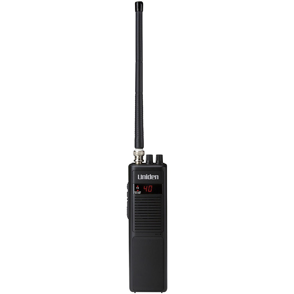 Thumbnail: Uniden 40-Channel Handheld CB Radio, PRO401HH with 40 Fuji AA Batteries, 84..