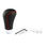 Thumbnail: Universal Manual Leather Red/Black Stitch Car Gear Stick Shift Knob Shifter Leve