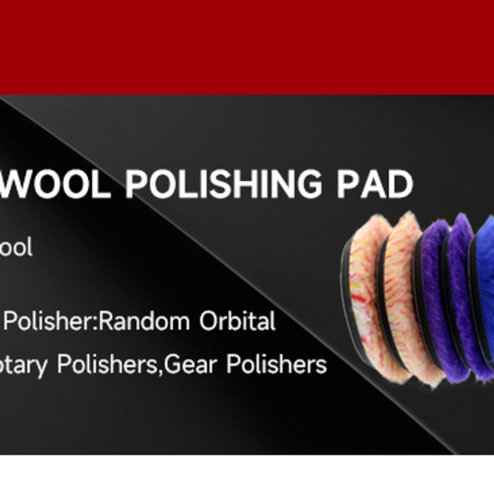 Thumbnail: DETAILING Car Polishing Pad Wool Buffing Pads Waxing Polishing Disc Cleaning Scr