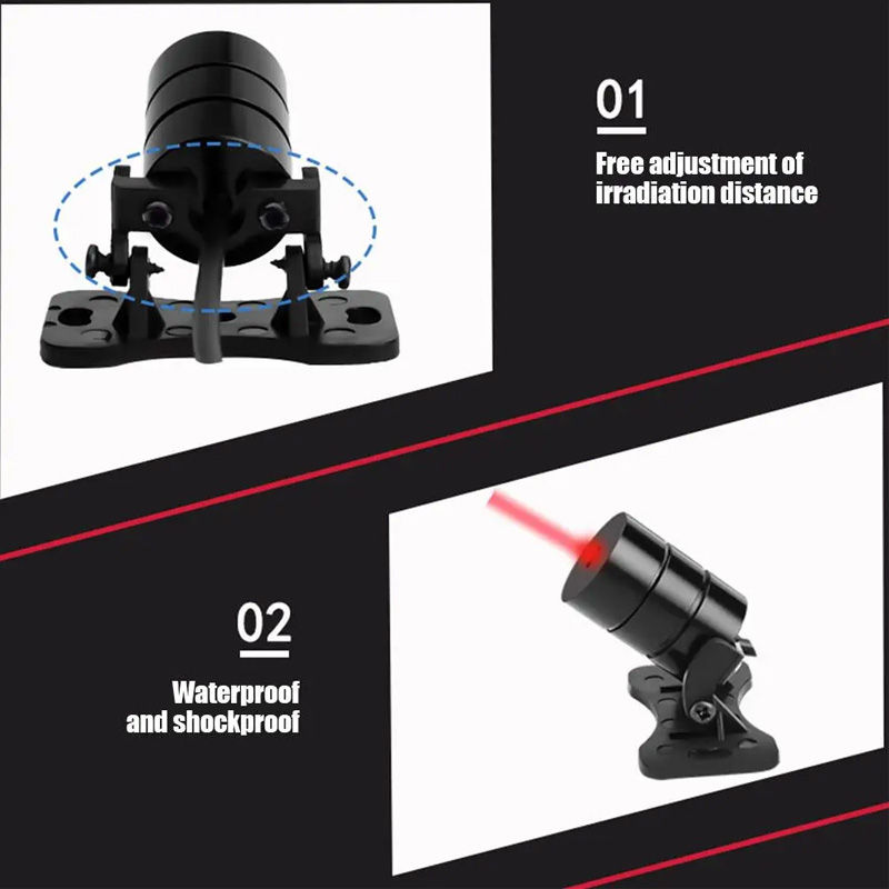 Thumbnail: Car Auto LED Laser Fog Light Vehicle Anti-Collision Taillight Brake Warning Lamp