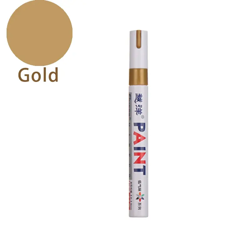 Thumbnail: Car Paint Scratches Repair Brush Pen Waterproof Water Paint Marker Pen Car Tire