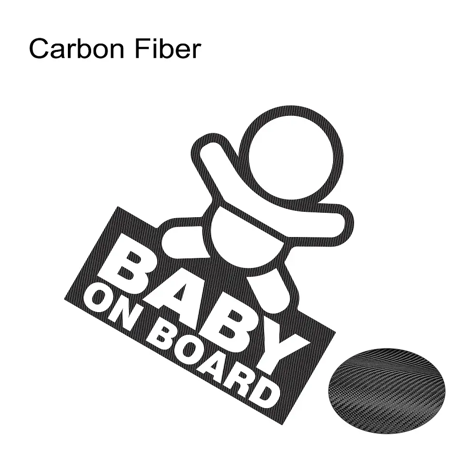 Thumbnail: Baby on Board Sticker Boy Girl Kid Sign Car Window Windshield Truck Door Vinyl D