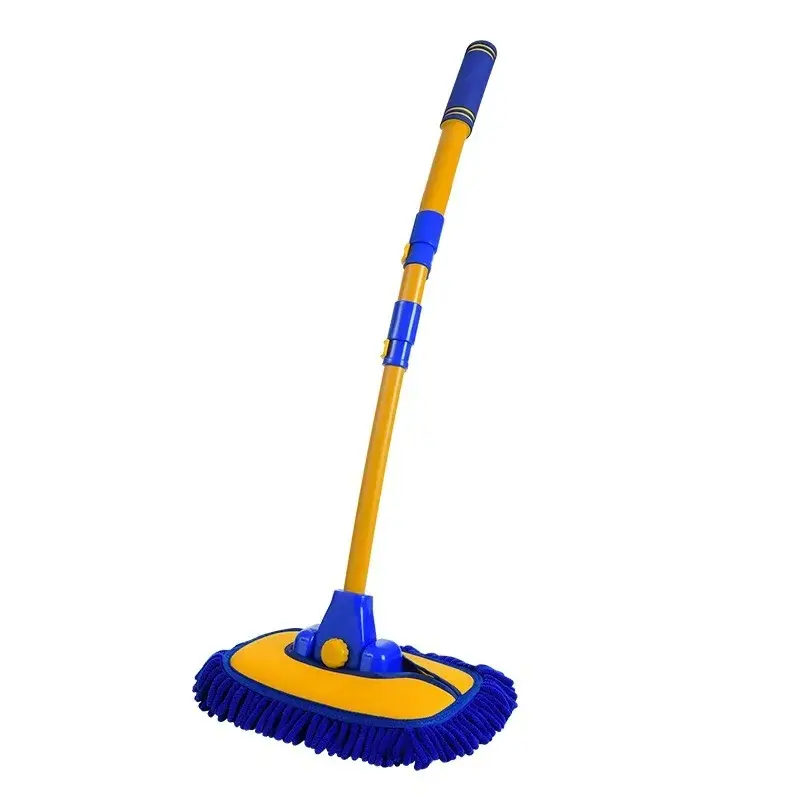 Thumbnail: Car Wash Brush Cleaning Tool Telescopic Long Handle Mop Chenille Broom Detailing