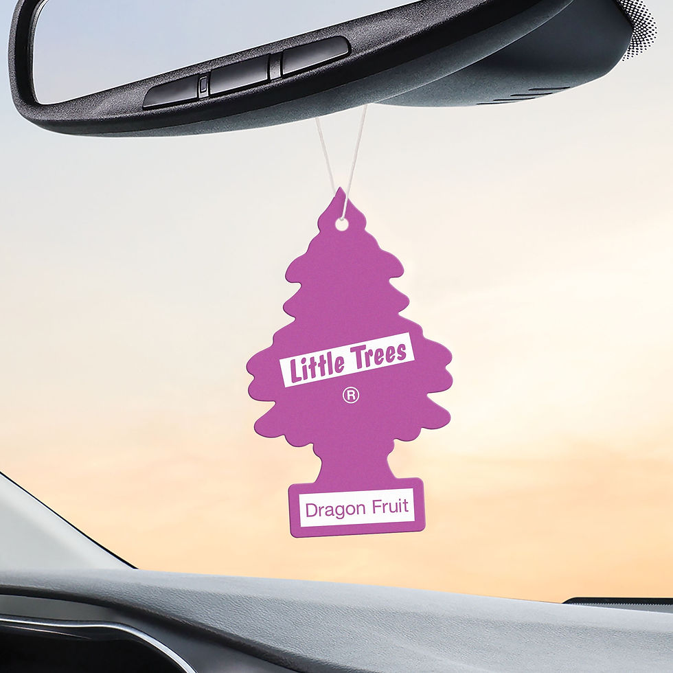 Thumbnail: Little Trees Auto Air Freshener, Hanging Card, Dragon Fruit Fragrance 3-Pac..