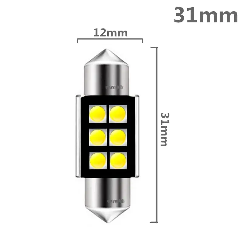 Thumbnail: Festoon 31mm 36mm 39mm 41mm High Quality Super Bright LED Bulb C5W Car Dome