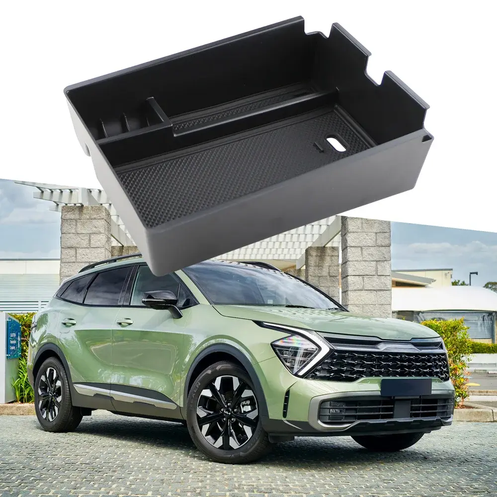 For Kia Sportage NQ5 2022 2023 2024 Storage Box Armrest Box Tray Organizer Centr