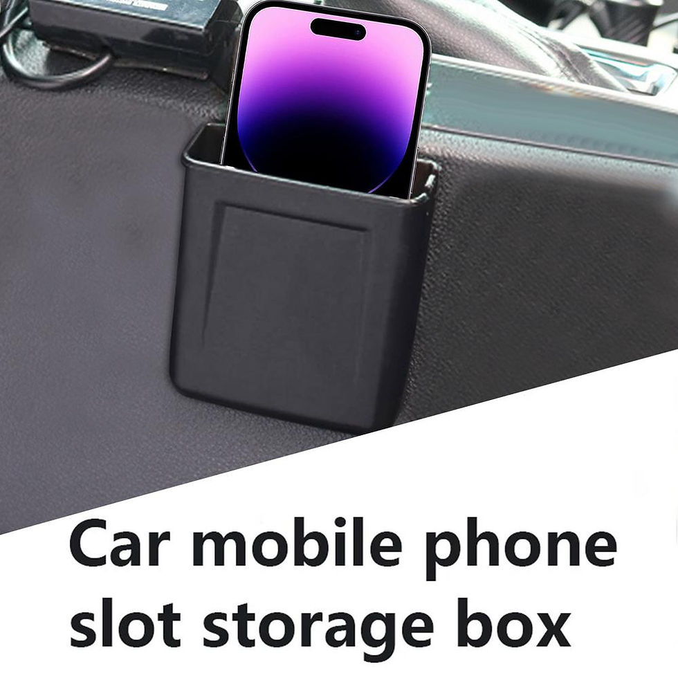 Thumbnail: Car Dash Organizer Sticky Car Storage Pocket Adhesive Storage Box Car Console Or