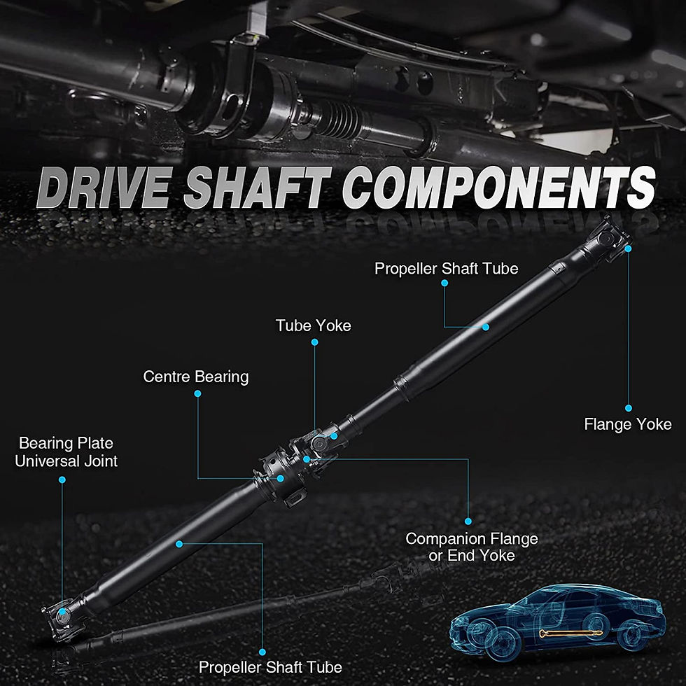 Thumbnail: A-Premium Driveshaft Assembly Front Compatible with Ford Bronco F-150 F-250..