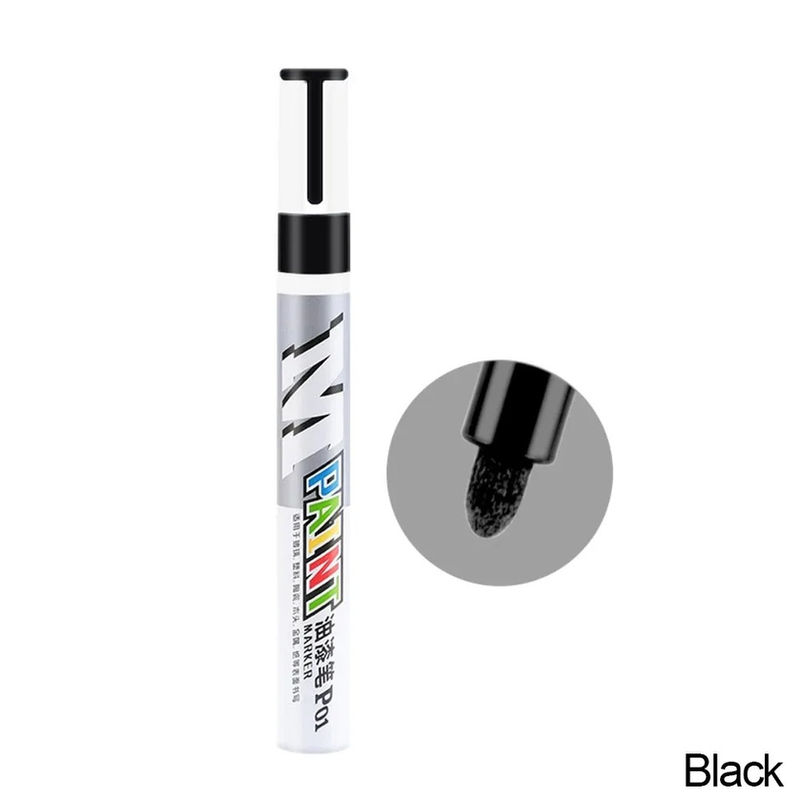 Thumbnail: Car paint scratches repair brush pen waterproof water paint marker pen car tire