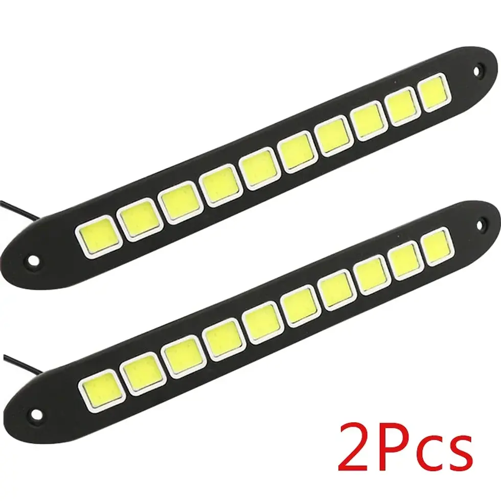 Thumbnail: 10LED Car COB Daytime Running Lights Bendable Waterproof Fog Lamp Flexible DLR A