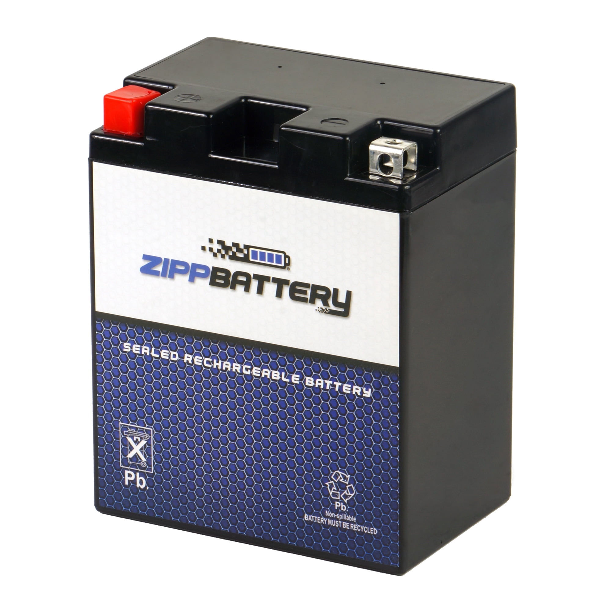 Zipp Battery YB14A-A2 (14A-A2 12 Volt,14 Ah, 190 CCA) Atv Battery for Yamah..