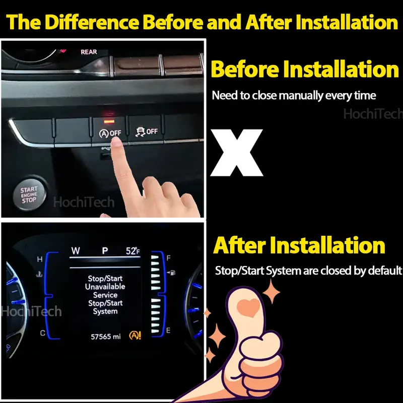 Thumbnail: Automatic Start Stop Engine System Off Eliminator Control Sensor Plug Cable Stop