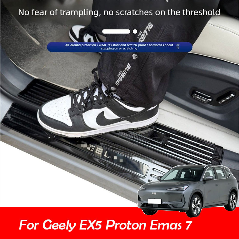 Thumbnail: For Geely Galaxy E5 Geely EX5 2026 2027 Proton Emas 7 EV Car Door Sill Guards Pr