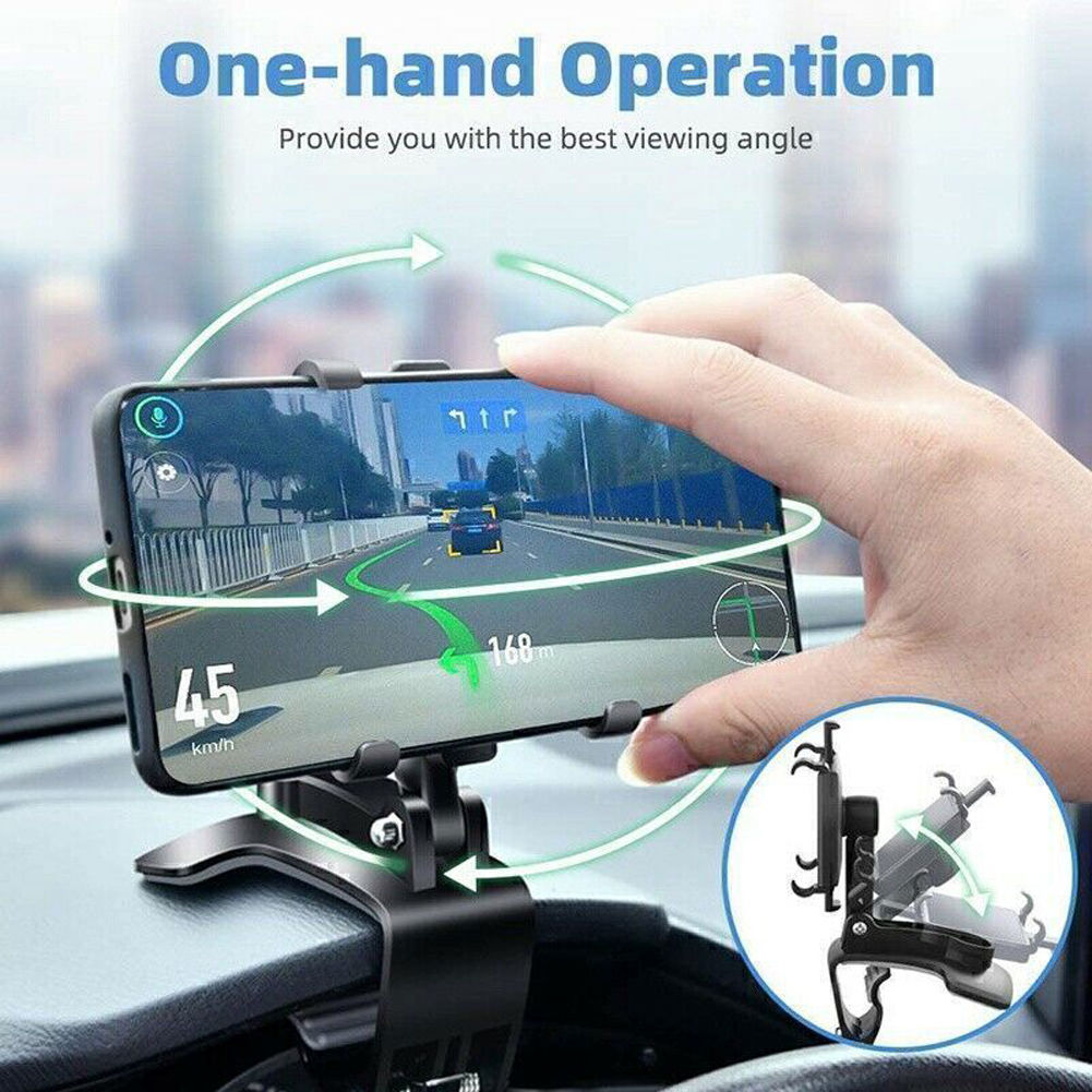 Universal Smartphone Stands 360 Degree Rotating Auto Grip Mobile Phone Fixed Bra