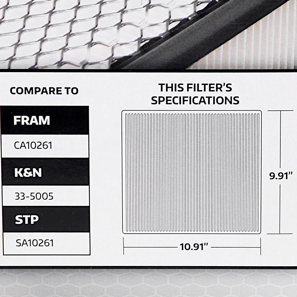 Thumbnail: Super Tech 1105 Engine Air Filter, Replacement for Chrysler and Ram Truck F..