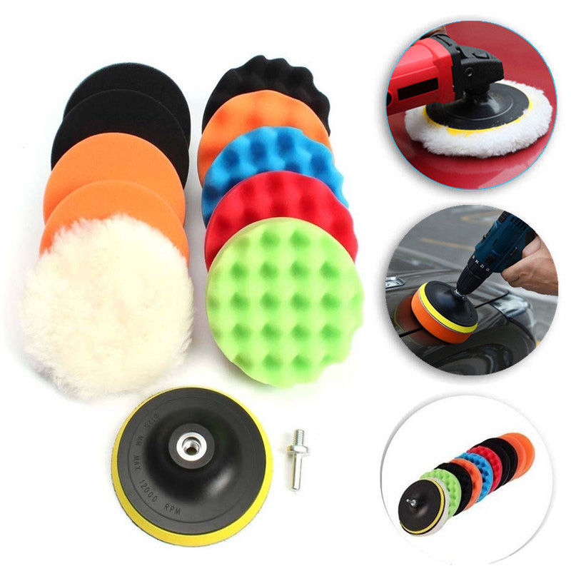 Thumbnail: 11pcs Polishing Pad For Car Polisher 3 Inch Polishing Circle Buffing Pad Tool Ki