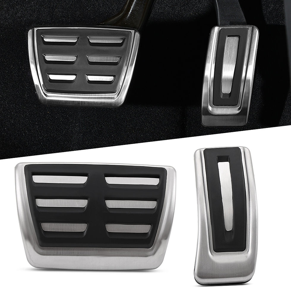 Thumbnail: Stainless Steel Gas Brake Pedal MT Pedal For Seat Ibiza 6K 6L 6J Skoda Fabia I I
