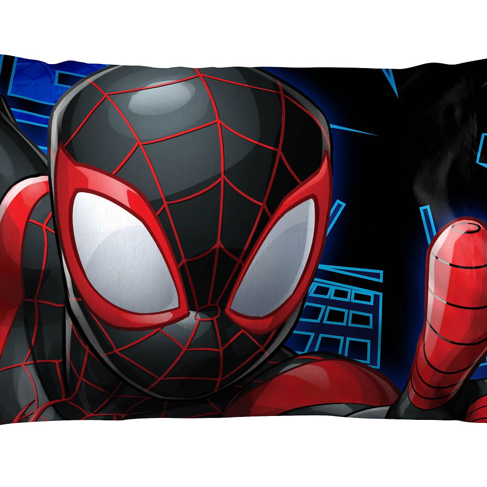 Thumbnail: Spider-Man Kids 2-Piece Twin/Full Reversible Comforter and Pillowcase Beddi..