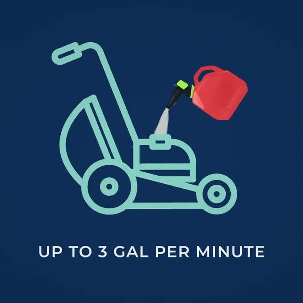 Thumbnail: Scepter  SmartControl Gas Can FR1G102, Red Fuel Container. 1GL capacity