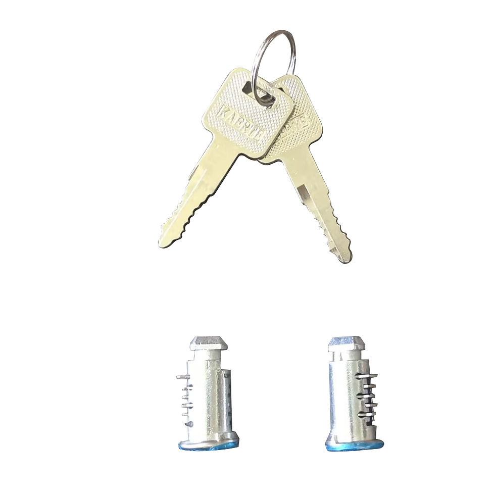 Thumbnail: 2SET Roof Bar Rack Barrel Security Locks With 2 Keys For Thule Halfords Roof Bar