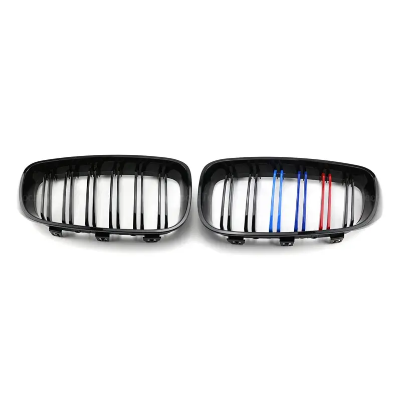 Thumbnail: High Quality ABS Car Styling Front Kidney Grille Dual Slat Grille For BMW 3 Seri