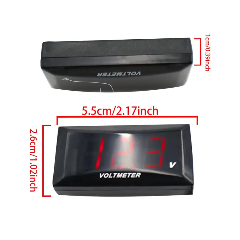 Thumbnail: Universa Mini LED Display Digital Voltmeter Panel Volt Voltage Meter Tester Reve