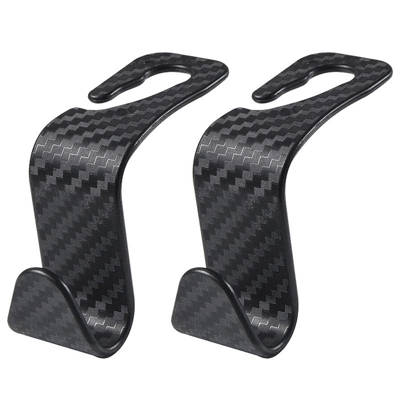 Thumbnail: 2/4PCS Carbon Universal Auto Seat Headrest Hook Seat Back Headrest Hook Vehicle