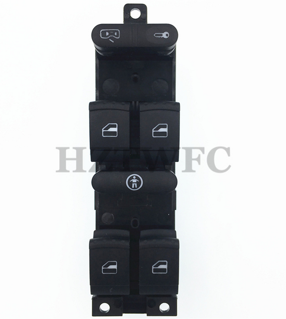 Thumbnail: Window Panel Master Control Switch For VW Passat B5 Golf 4 Jetta MK4 Seat Toledo