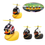 Thumbnail: Broken Wind Rubber Duck With Helmet Pendant Duck Car Ornaments Decorations Helme