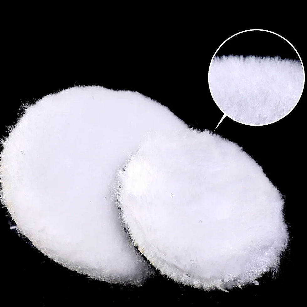Thumbnail: 3/4/5/6/7 Inch Polishing Kit One Polishing Pad Car Waxing Sponge Disk Wool Wheel