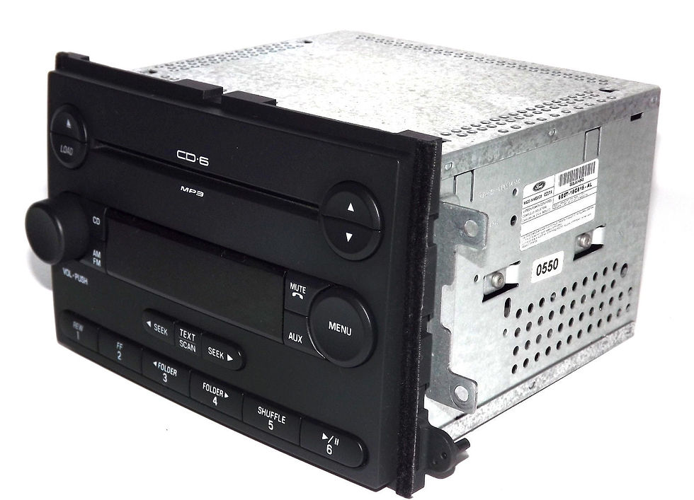 Thumbnail: Restored 2006-13 Ford Fusion & More Car Radio AM FM 6 CD mp3 Player - 6E5T-..