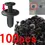 Thumbnail: 8mm Hole Door Rivet Plastic Clip 100/50/5pcs Fasteners Black Cars Lined Cover Ba