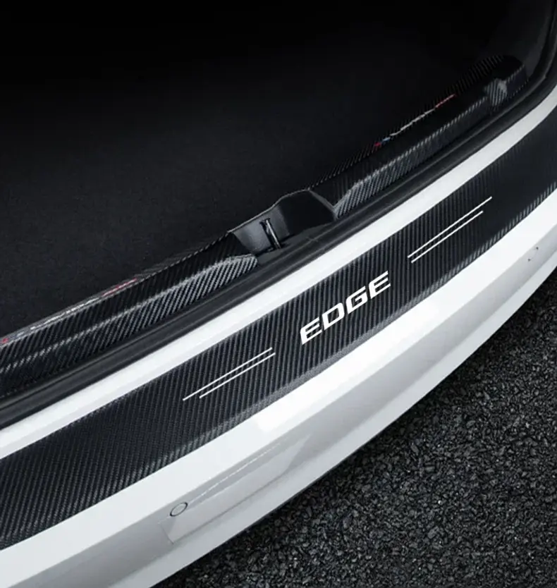 Thumbnail: Car Door Threshold Sill Protective Rear Trunk Bumper Guard Sticker Decals for Fo