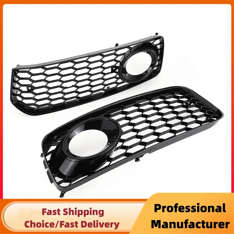 Thumbnail: 1 Pair Car Front Fog Light Racing Grille For Audi A5 S-Line S5 B8 RS5 2008-2012