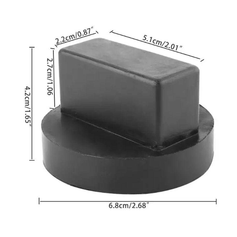 Thumbnail: Car Rubber Lift Jack Stand Pad Rubber Slotted Frame Adapter for Mercedes S CLK C