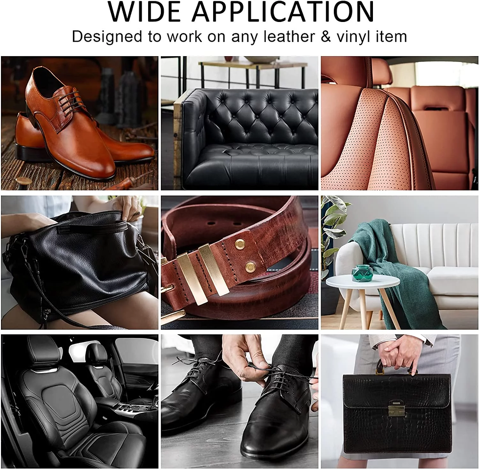 Thumbnail: Leather Repair Kit for Furniture, Leather Dye Leather Recoloring Balm for Car Se