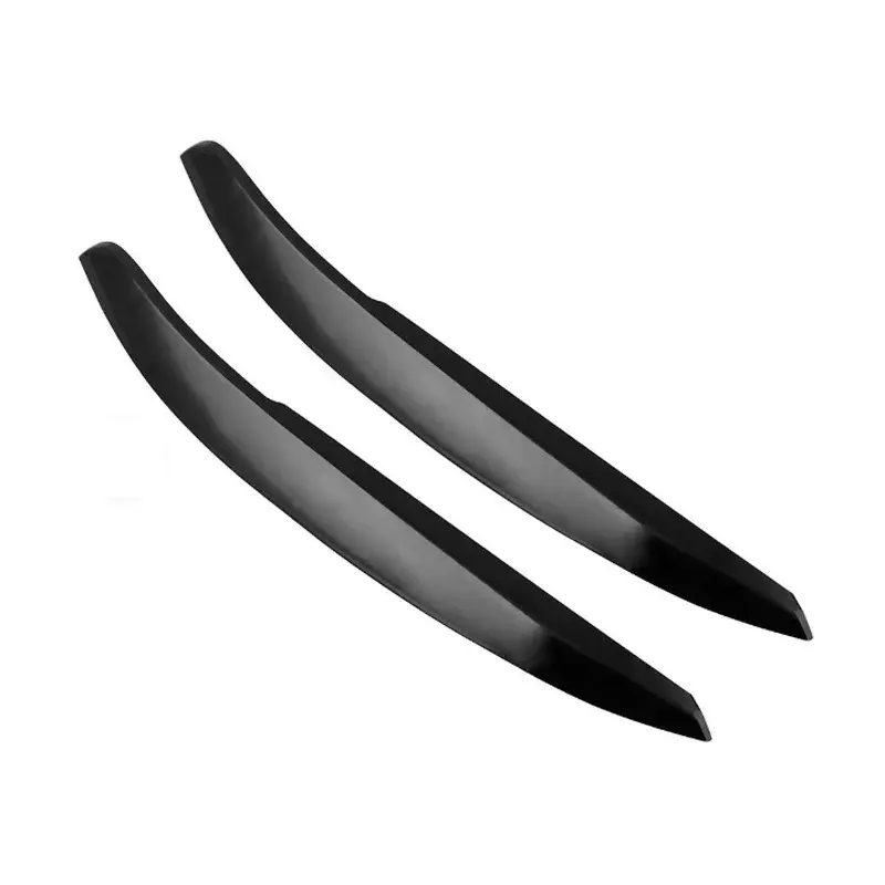Thumbnail: Glossy Black Car Headlight Lamp Eyebrow Eyelid Trim Cover For VW Polo Mk5 6R 6C