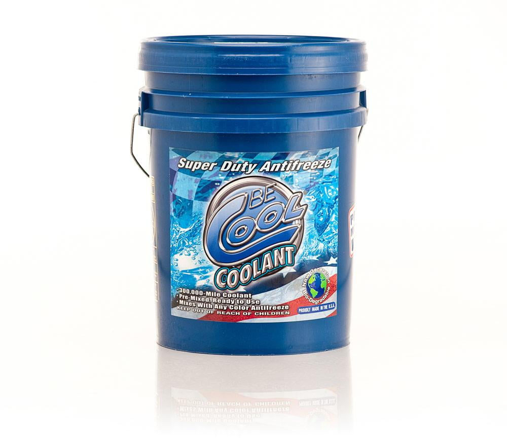 Be Cool Super Duty Antifreeze Be Coolant 5 Gallon Container