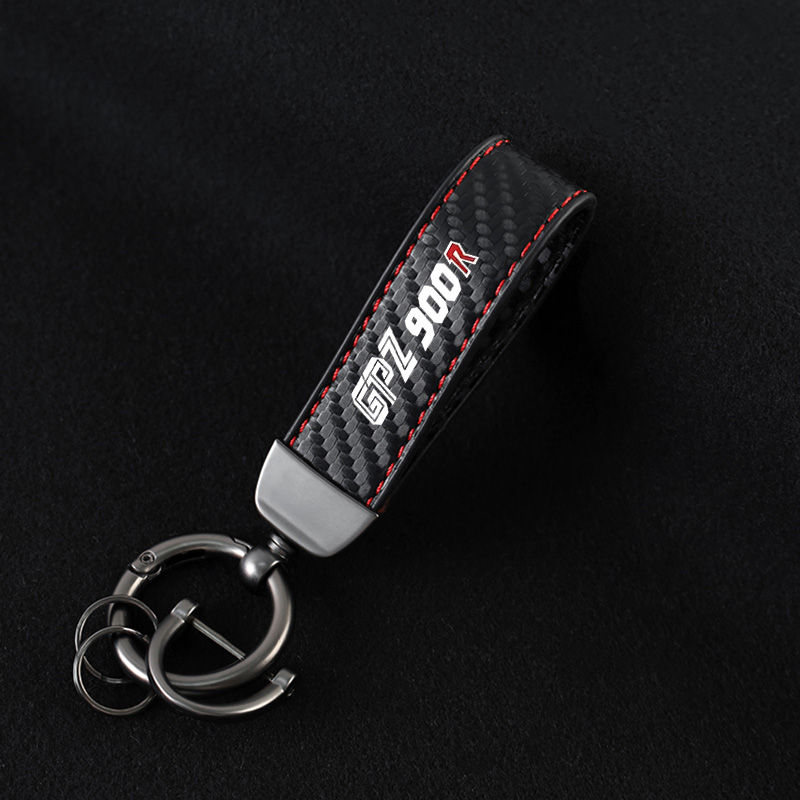 Thumbnail: Motorcycle Keychain Alloy Keyring Key Chain with Logo Key ring For Kawasaki GPZ