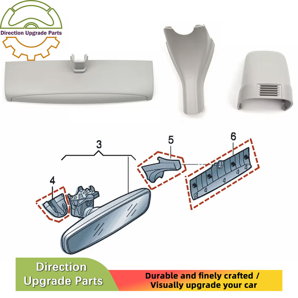 For Passat B8 Variant B8 Interior Internal Auto Dimming Rear View Mirror Cover 3